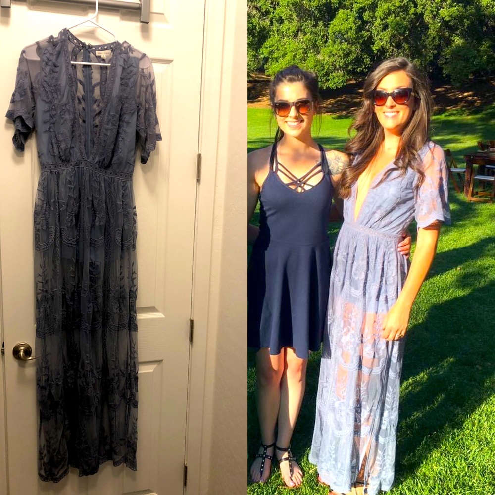 Lace cocktail dress